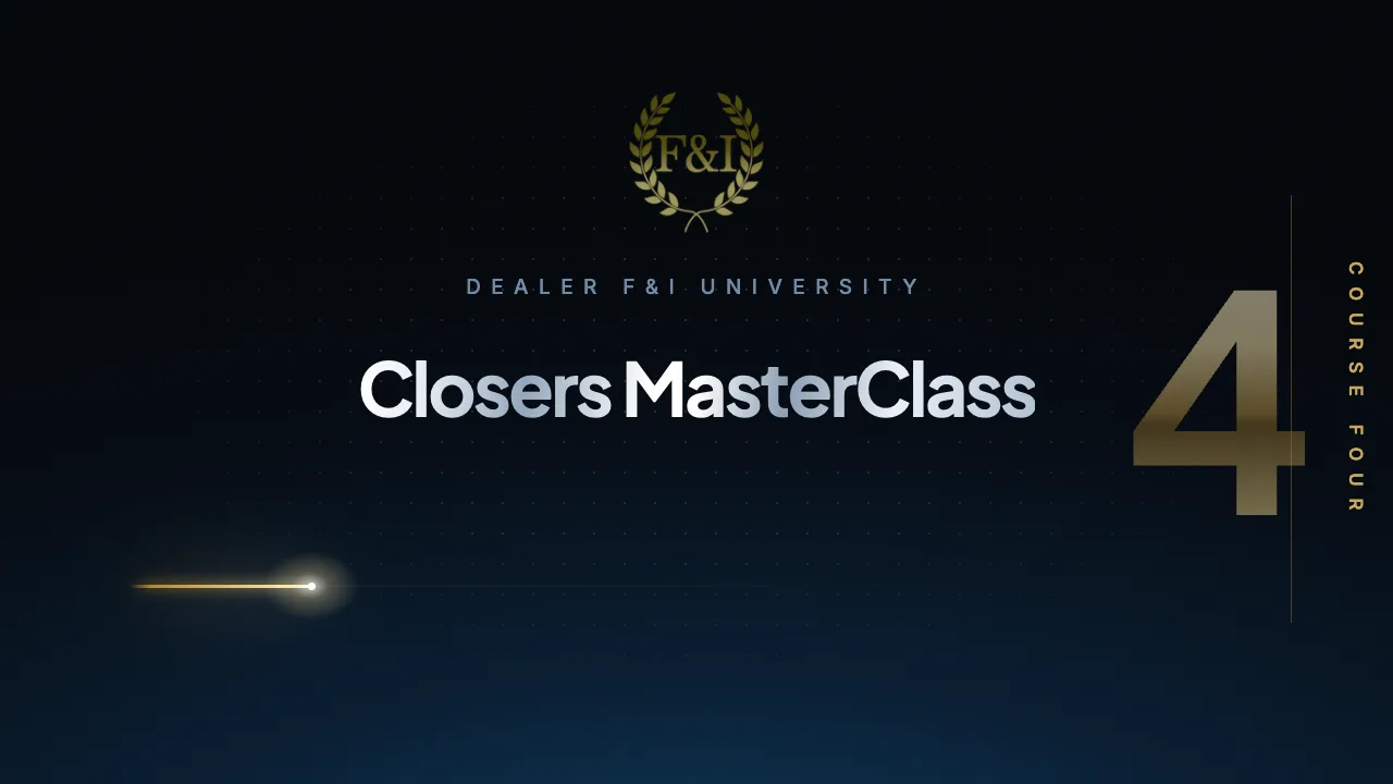 Closers MasterClass Course 4