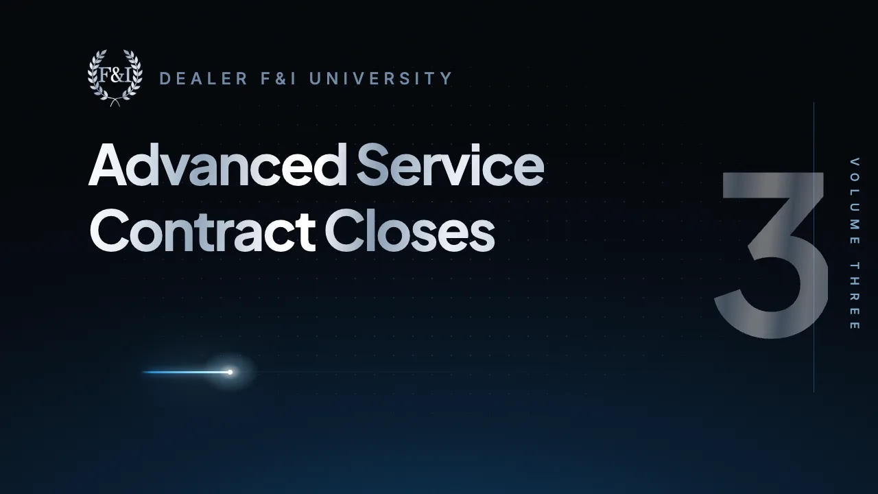 Advanced Service Contract Closes Vol. 3
